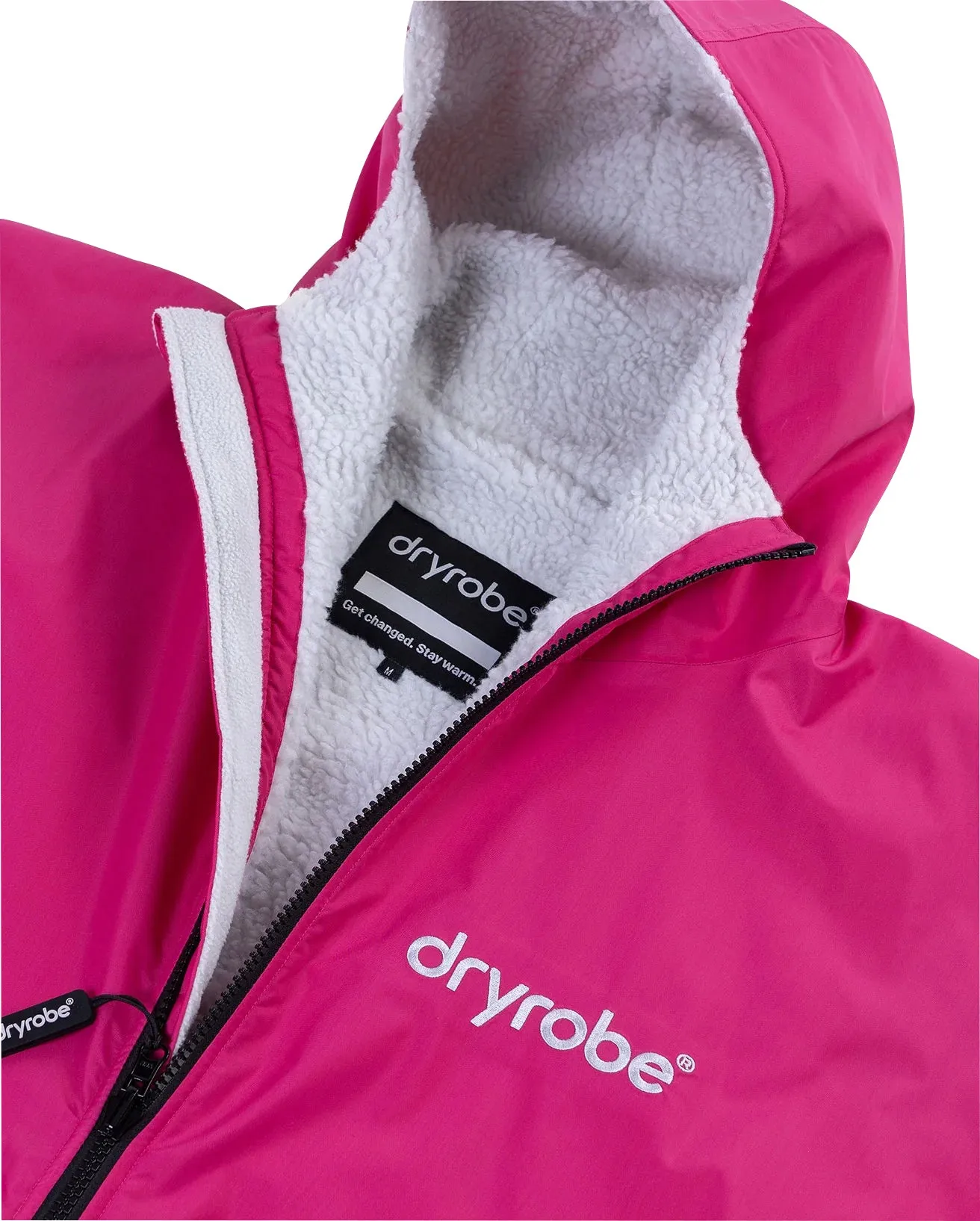 Clothing Dryrobe Dressing gown Dryrobe Advance Long Sleeve Junior Changing Robe - Pink