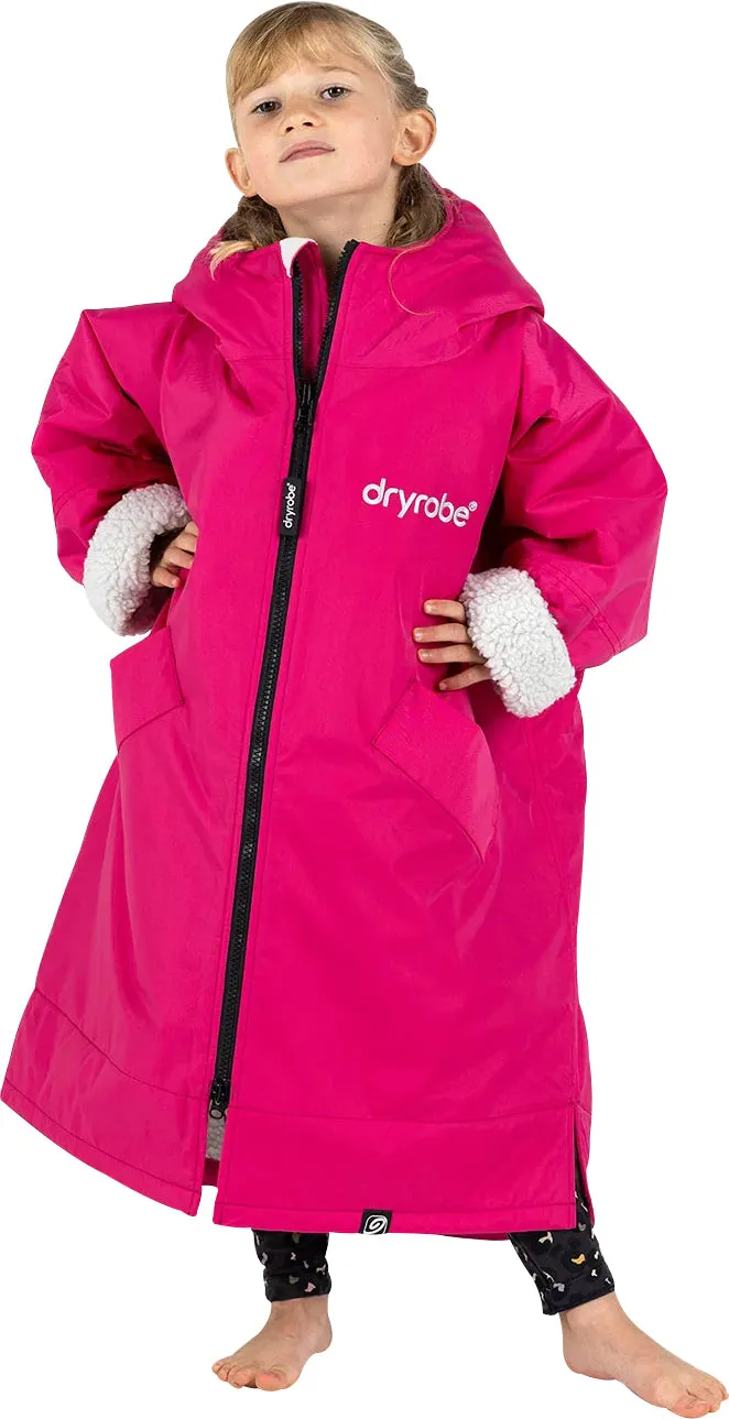 Clothing Dryrobe Dressing gown Dryrobe Advance Long Sleeve Junior Changing Robe - Pink