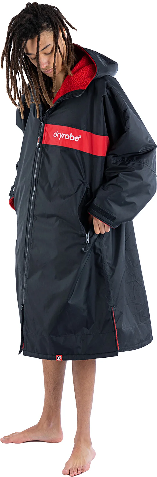 Clothing Dryrobe Dressing gown Dryrobe Advance Remix Long Sleeve Changing Robe - Black