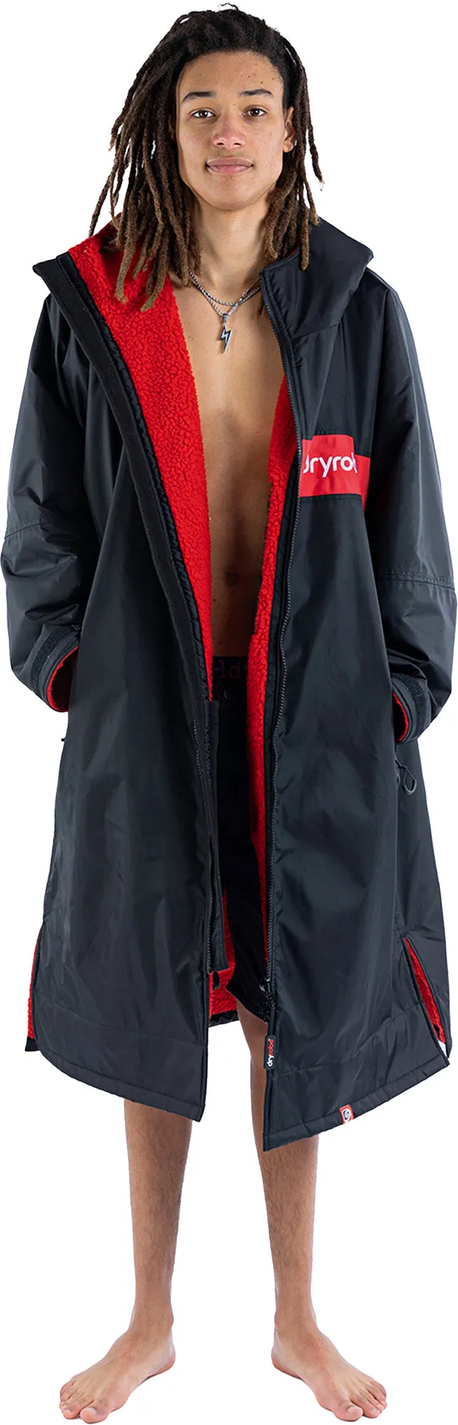 Clothing Dryrobe Dressing gown Dryrobe Advance Remix Long Sleeve Changing Robe - Black