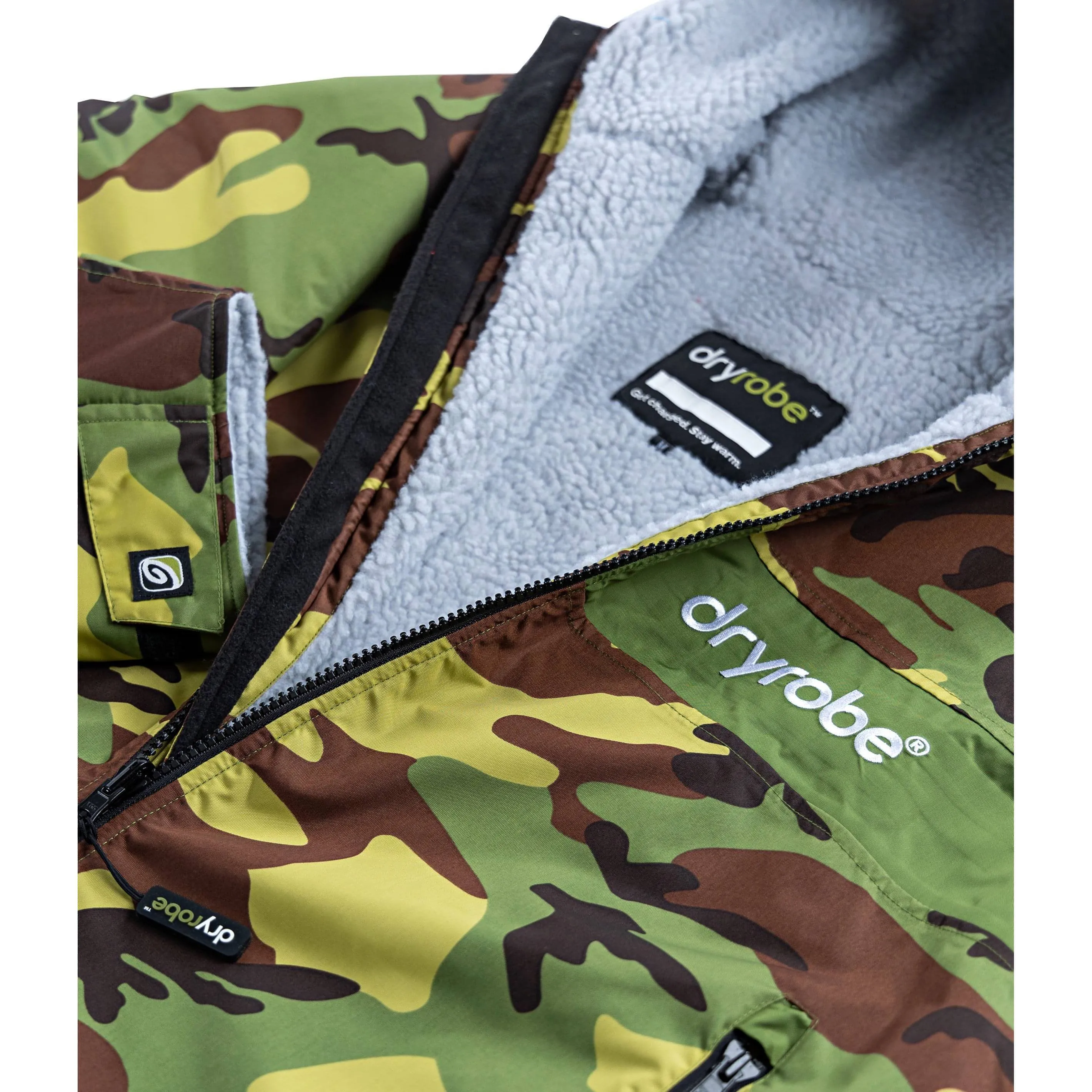 Clothing Dryrobe Dressing gown Dryrobe Advance Remix Long Sleeve Changing Robe - Camo