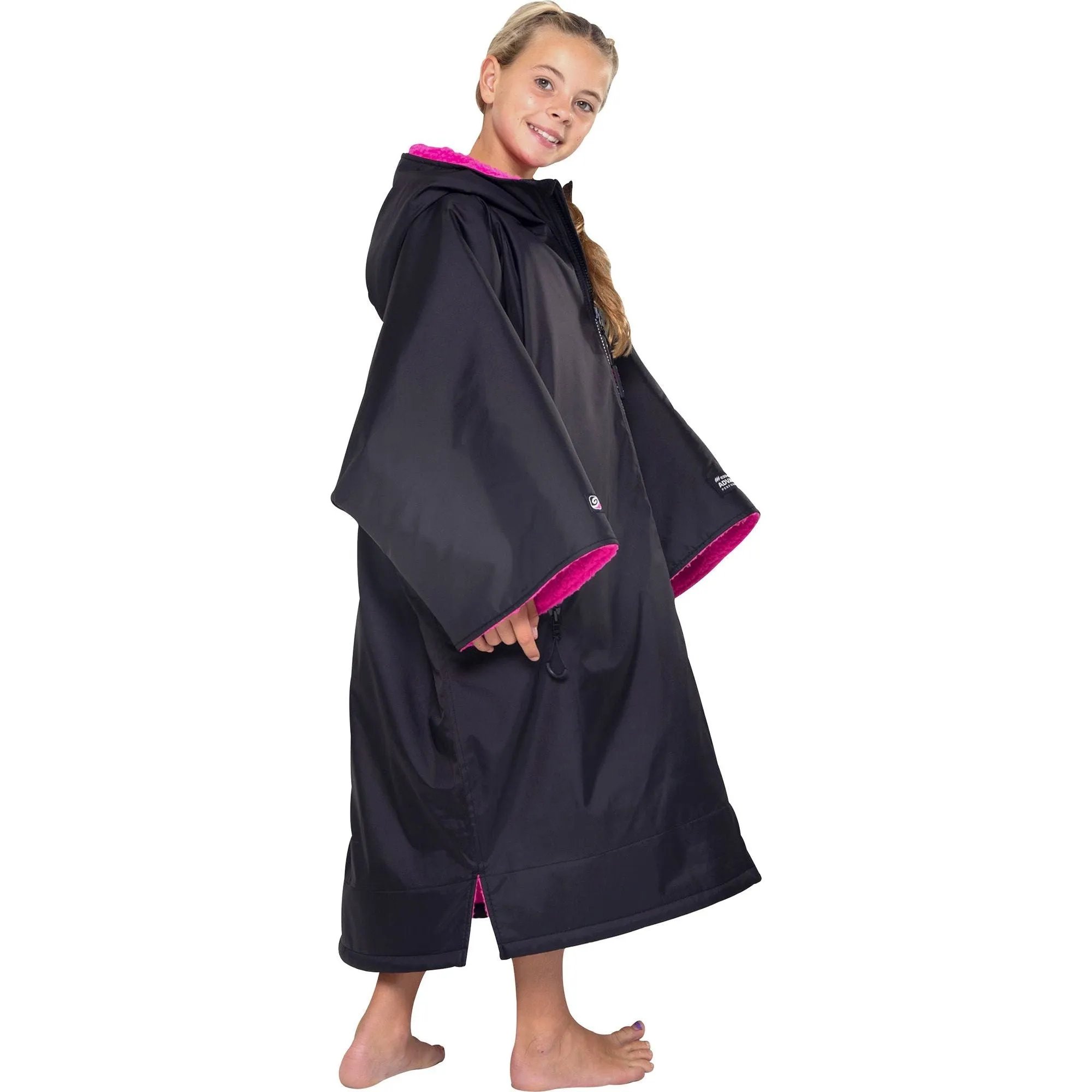 Clothing Dryrobe Dressing gown Dryrobe Advance Short Sleeve Junior Changing Robe - Pink