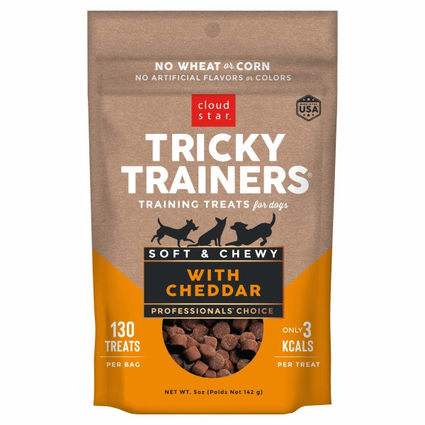 Cloud Star Tricky Trainers with Cheddar Soft & Chewy Dog Treats