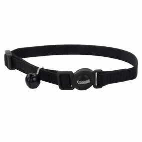 Coastal Safe Cat Adjustable Snag-Proof Breakaway Collar for Cats Black