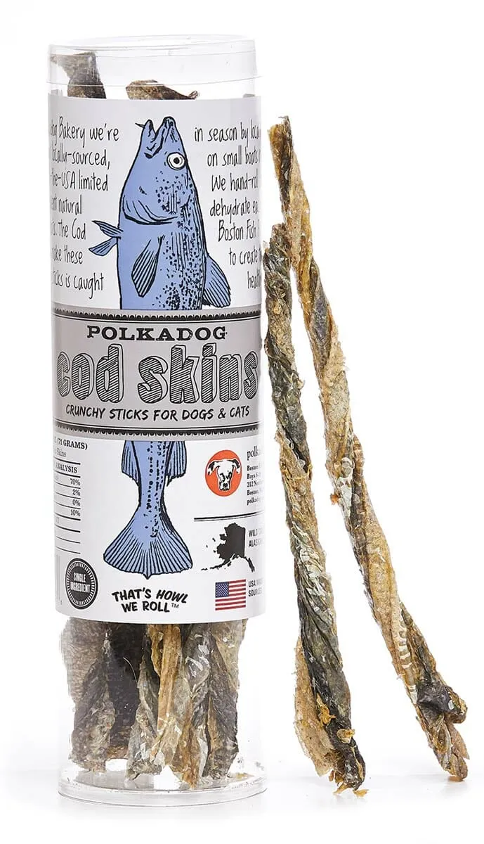 Cod Skin Crunchy Sticks Dog & Cat Treats