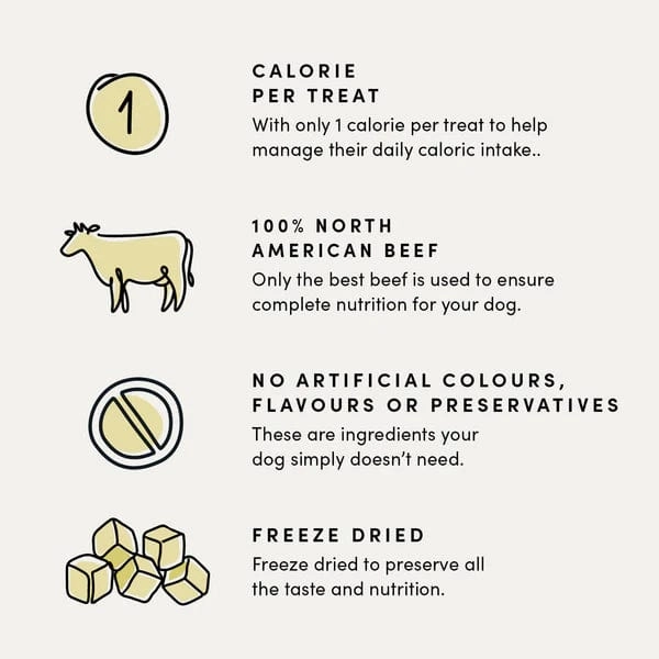 Crumps' naturals Freeze-Dried Beef Liver Mini Trainers