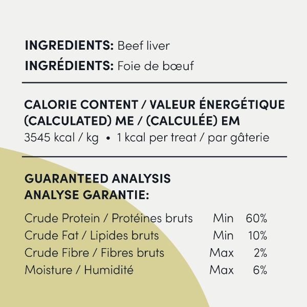 Crumps' naturals Freeze-Dried Beef Liver Mini Trainers