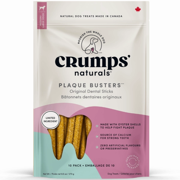 Crumps' naturals Plaque Busters Original Dental Sticks