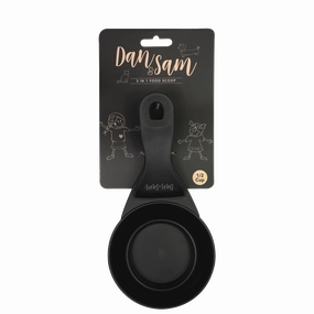 Dan & Sam - 3 in 1 Food Scoop Black (1/2 Cup)