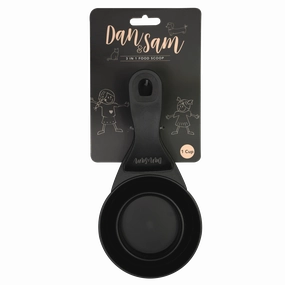 Dan & Sam - 3 in 1 Food Scoop Black (1 Cup)