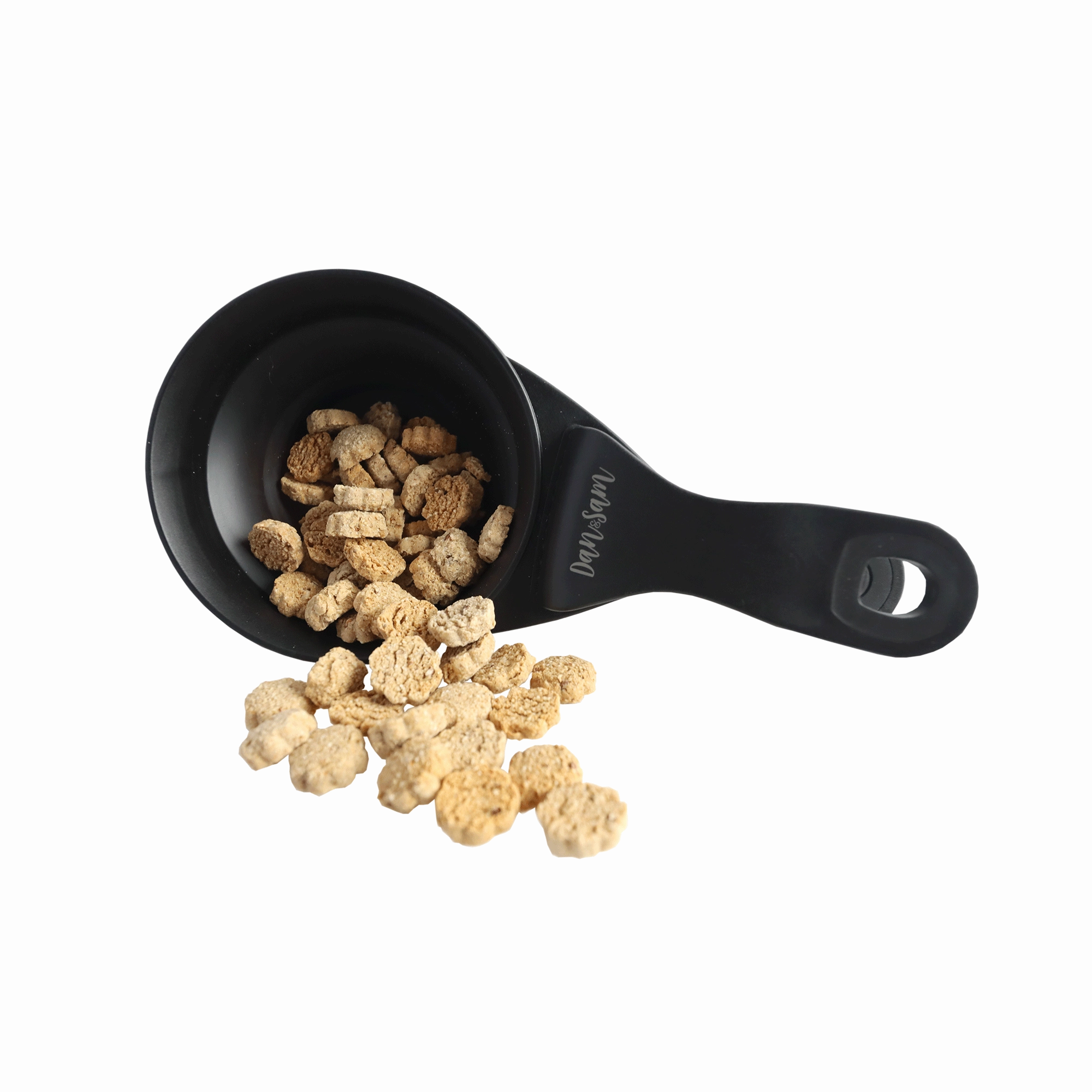 Dan & Sam - 3 in 1 Food Scoop Black (1 Cup)