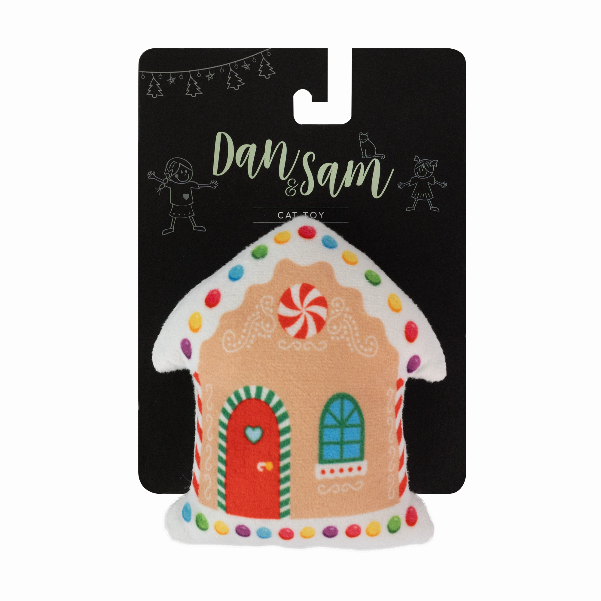 Dan & Sam - Christmas Gingerbread House (10cm)