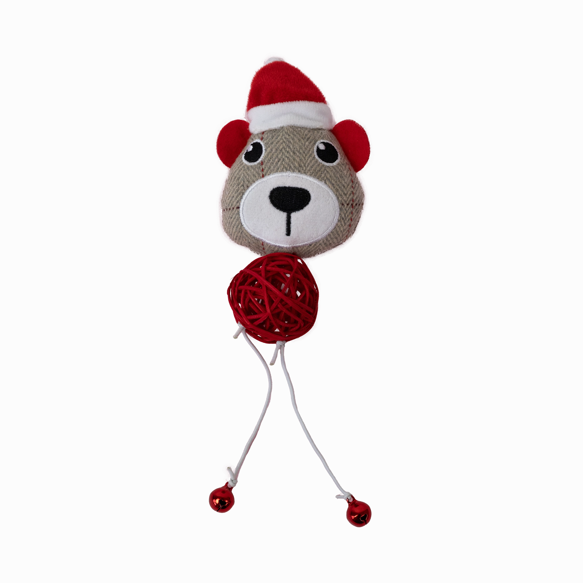 Dan & Sam - Christmas Rattan Ball Mouse (23cm)