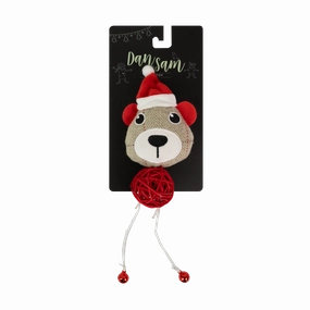 Dan & Sam - Christmas Rattan Ball Mouse (23cm)