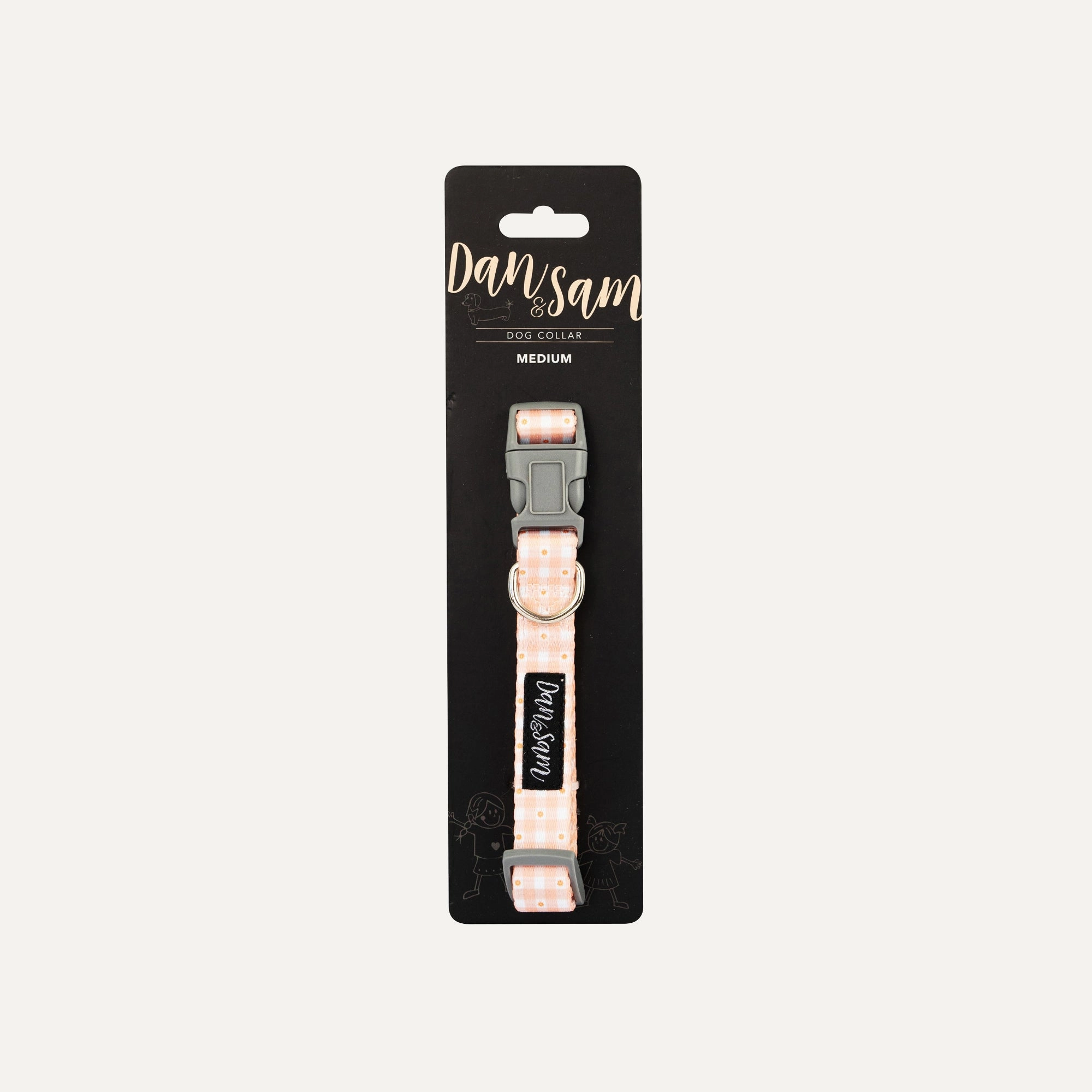 Dan & Sam - Dog Collar (Daisy Picnic) - Medium