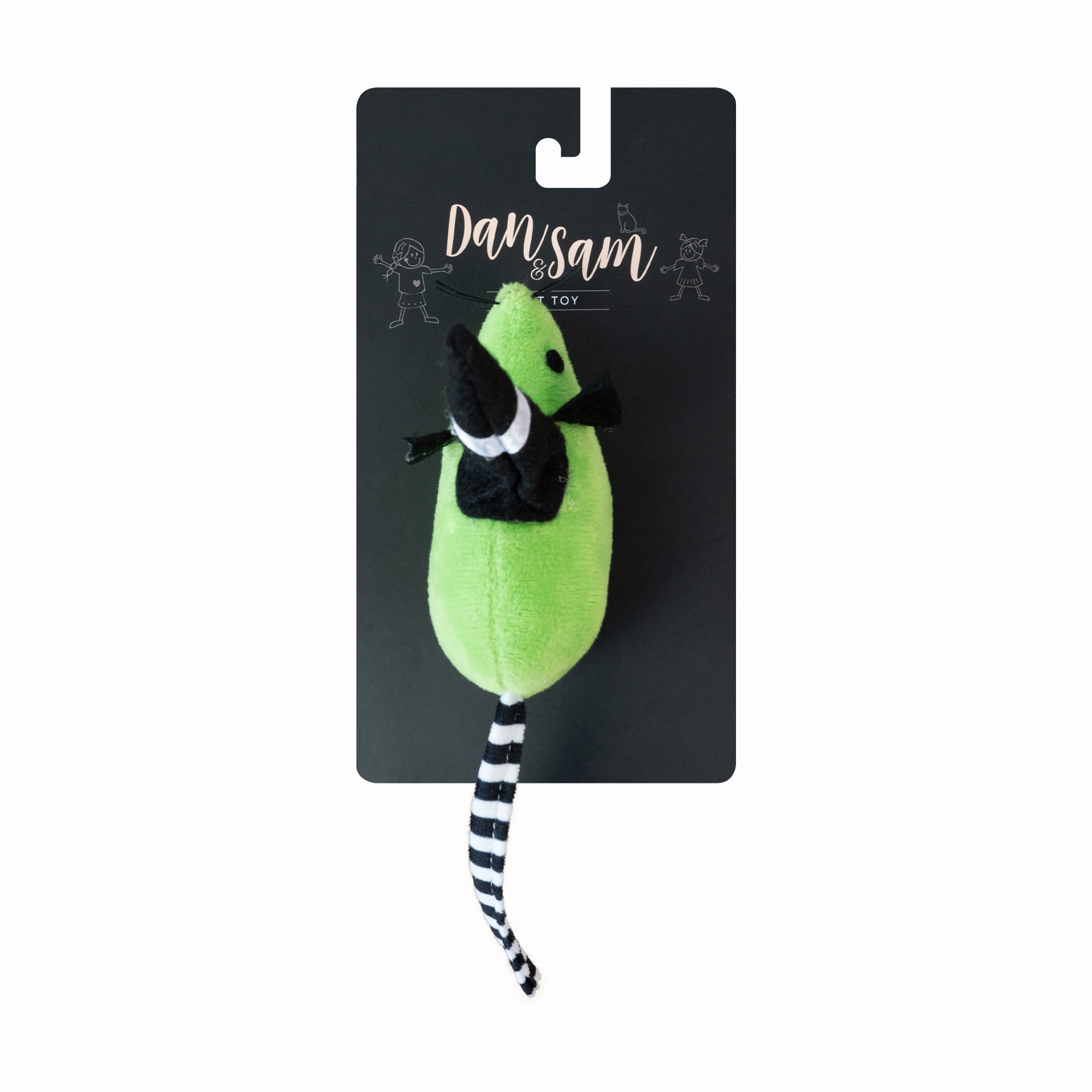 Dan & Sam - Green Witch Mouse (19cm)