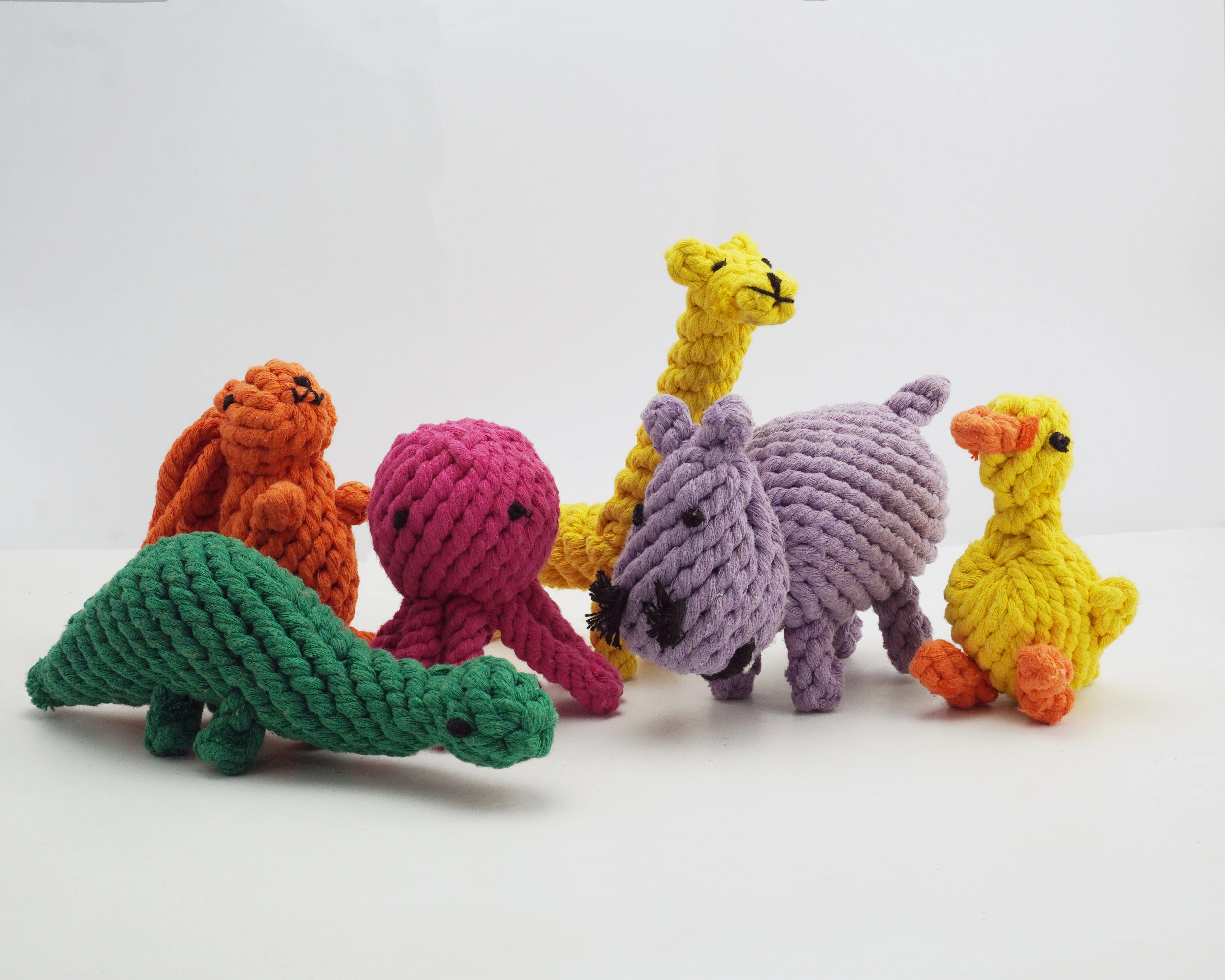 Dan & Sam - Humphrey the Hippo Rope Dog Toy