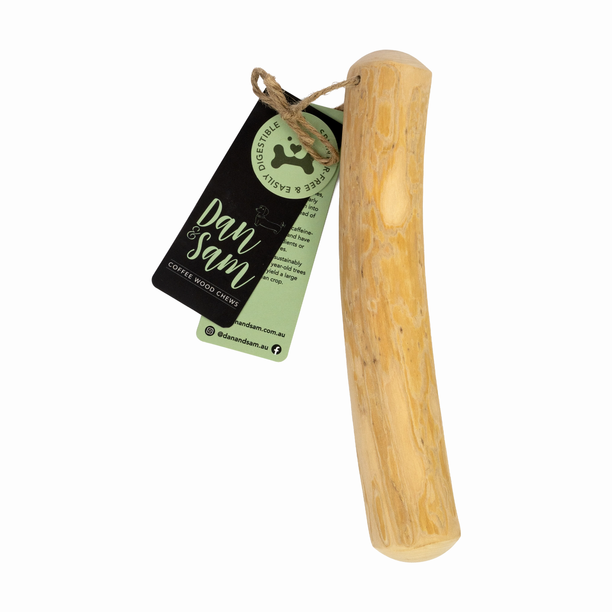 Dan & Sam - Natural Coffee Wood Chew (Large)