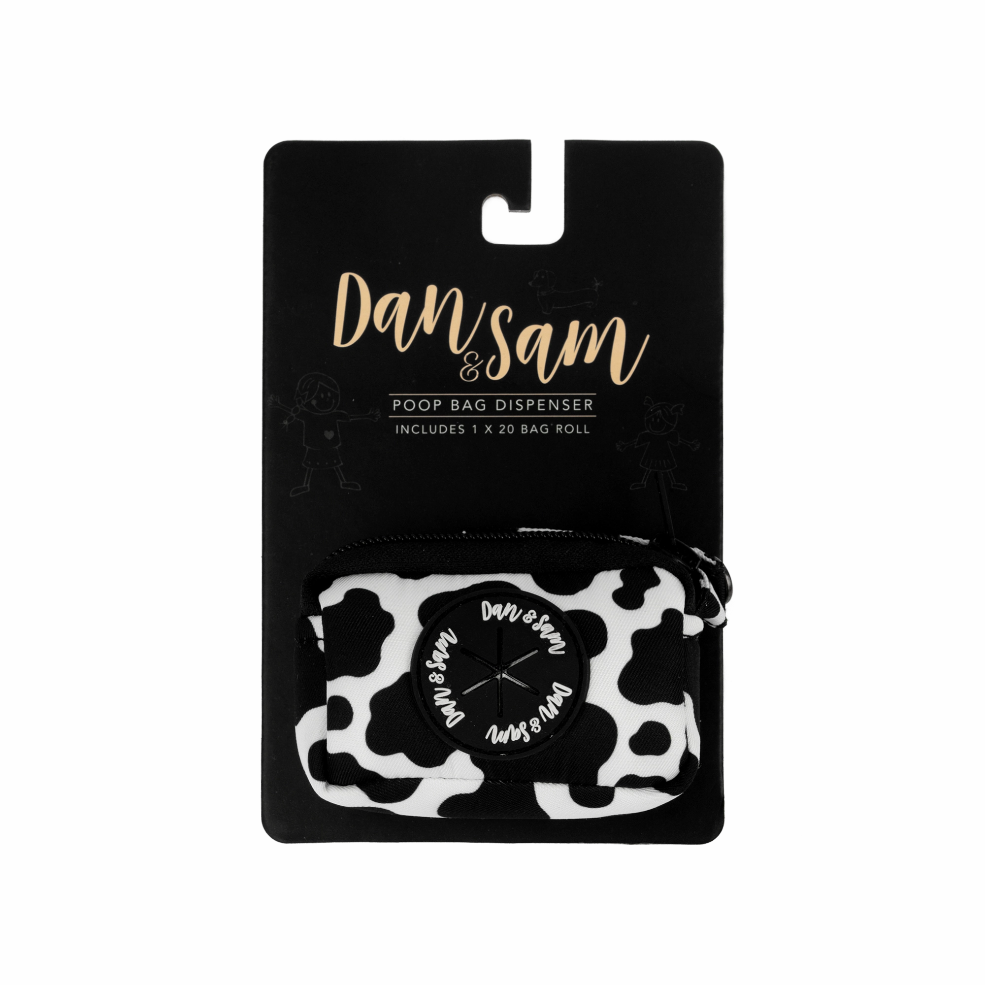 Dan & Sam - Poop Bag Dispenser (Milkshake)