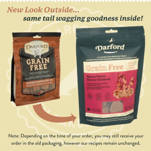 Darford Grain Free Bacon Recipe Oven-Baked Dog Treats