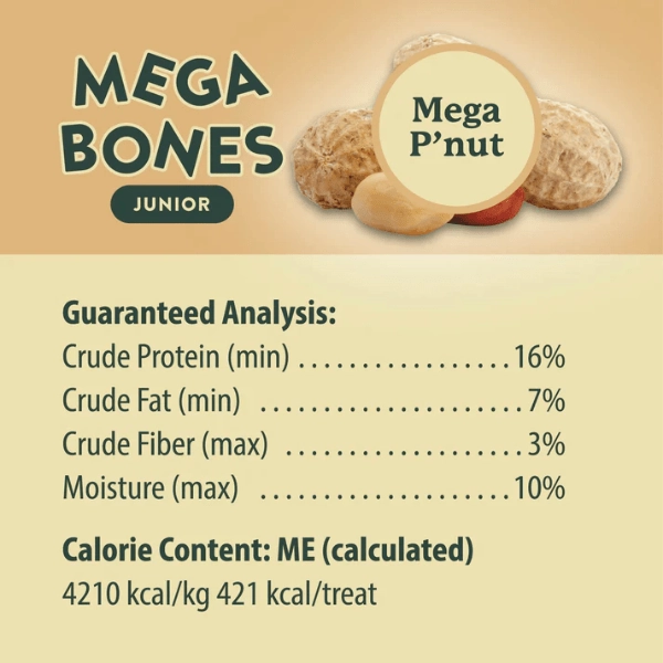 Darford Mega Bones Junior Mega P'Nut Dog Treat
