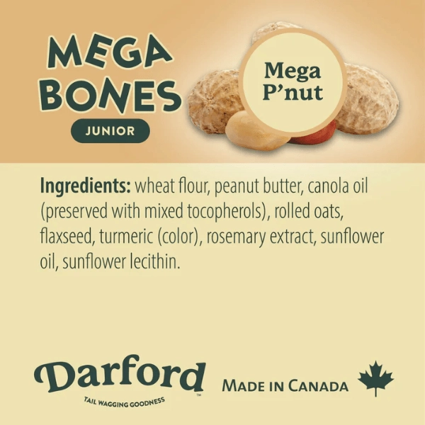 Darford Mega Bones Junior Mega P'Nut Dog Treat