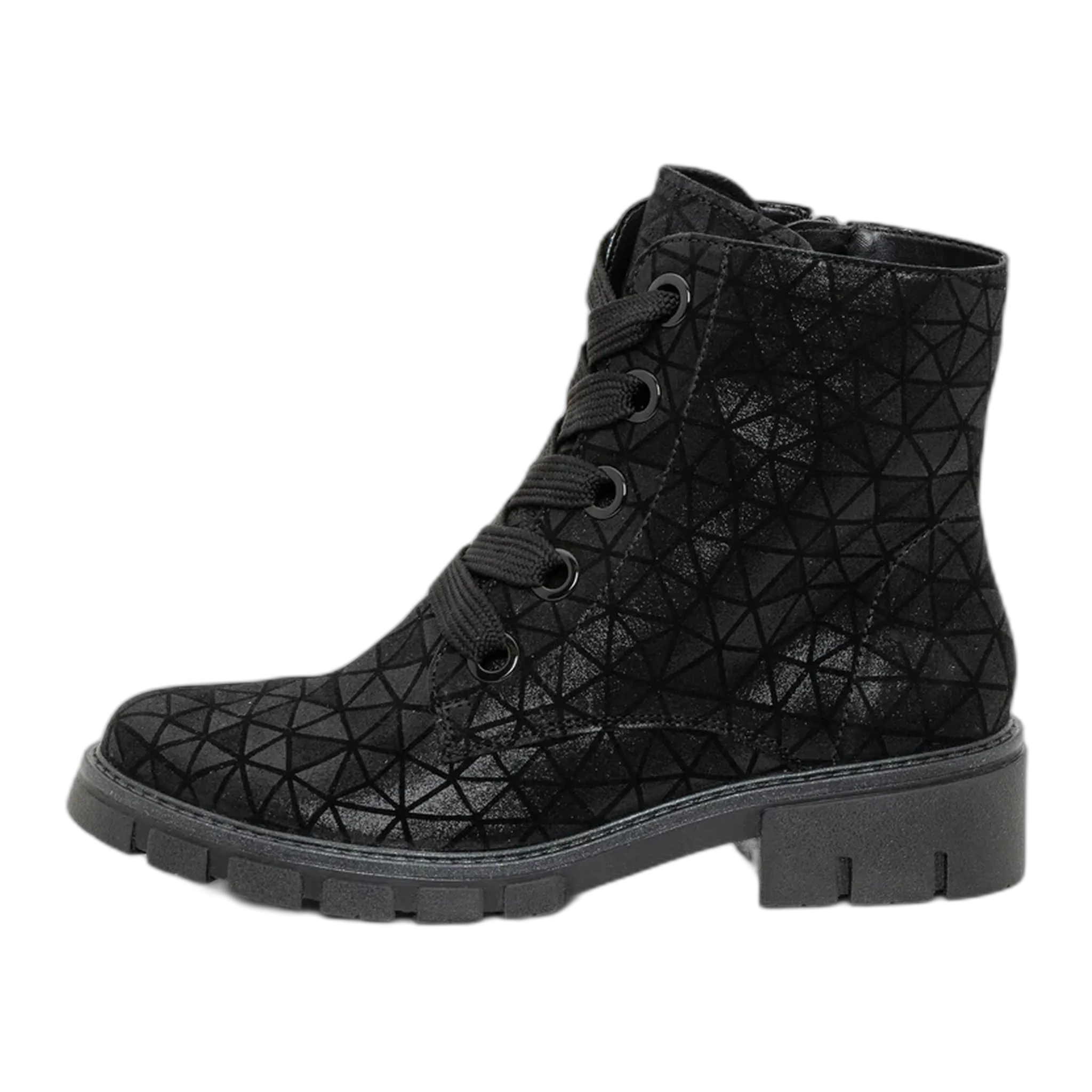 Debbie Women's Lug Sole Zip Boot