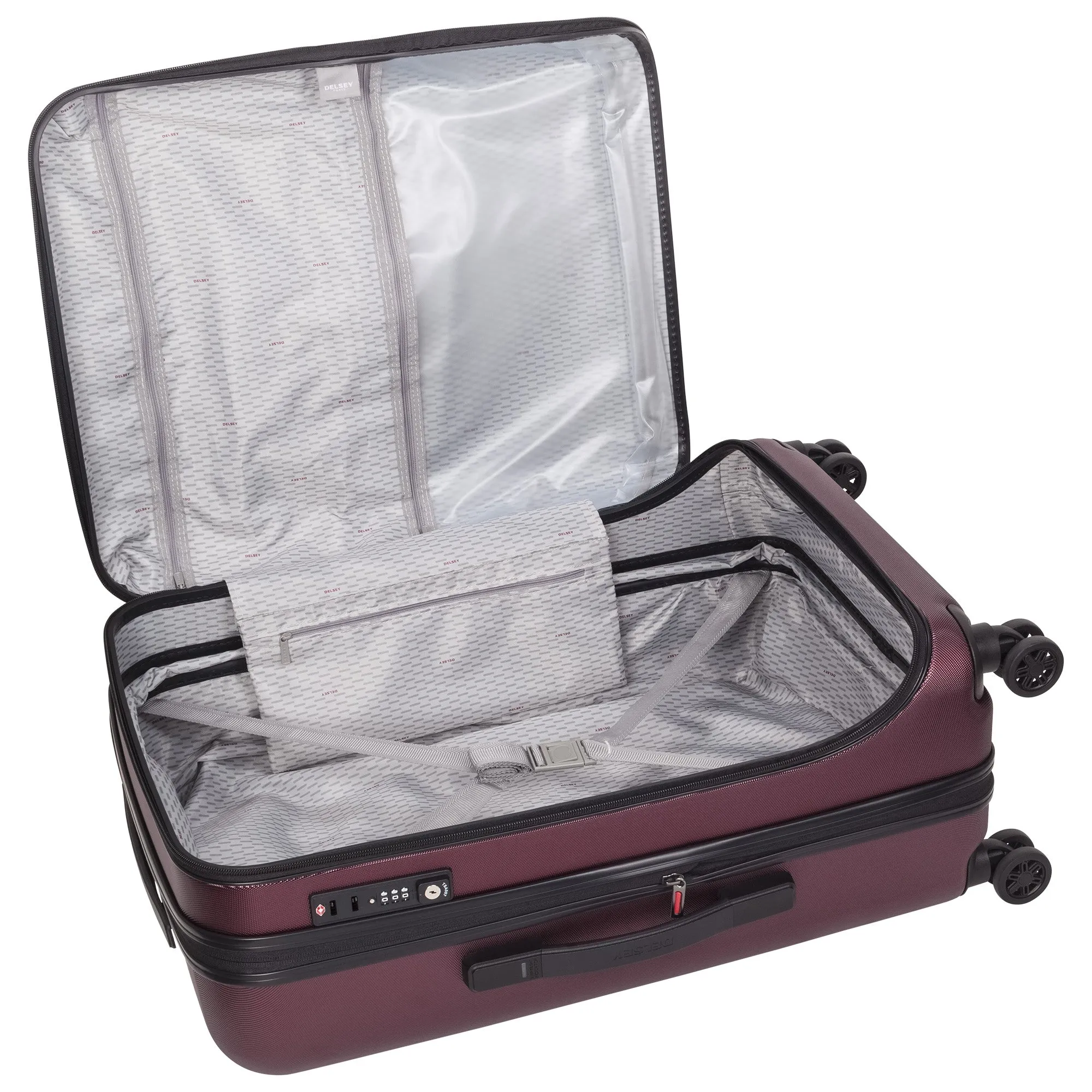 DELSEY Paris Cruise Hardside 25" 4-Wheel Medium Luggage Bags Delsey-Paris