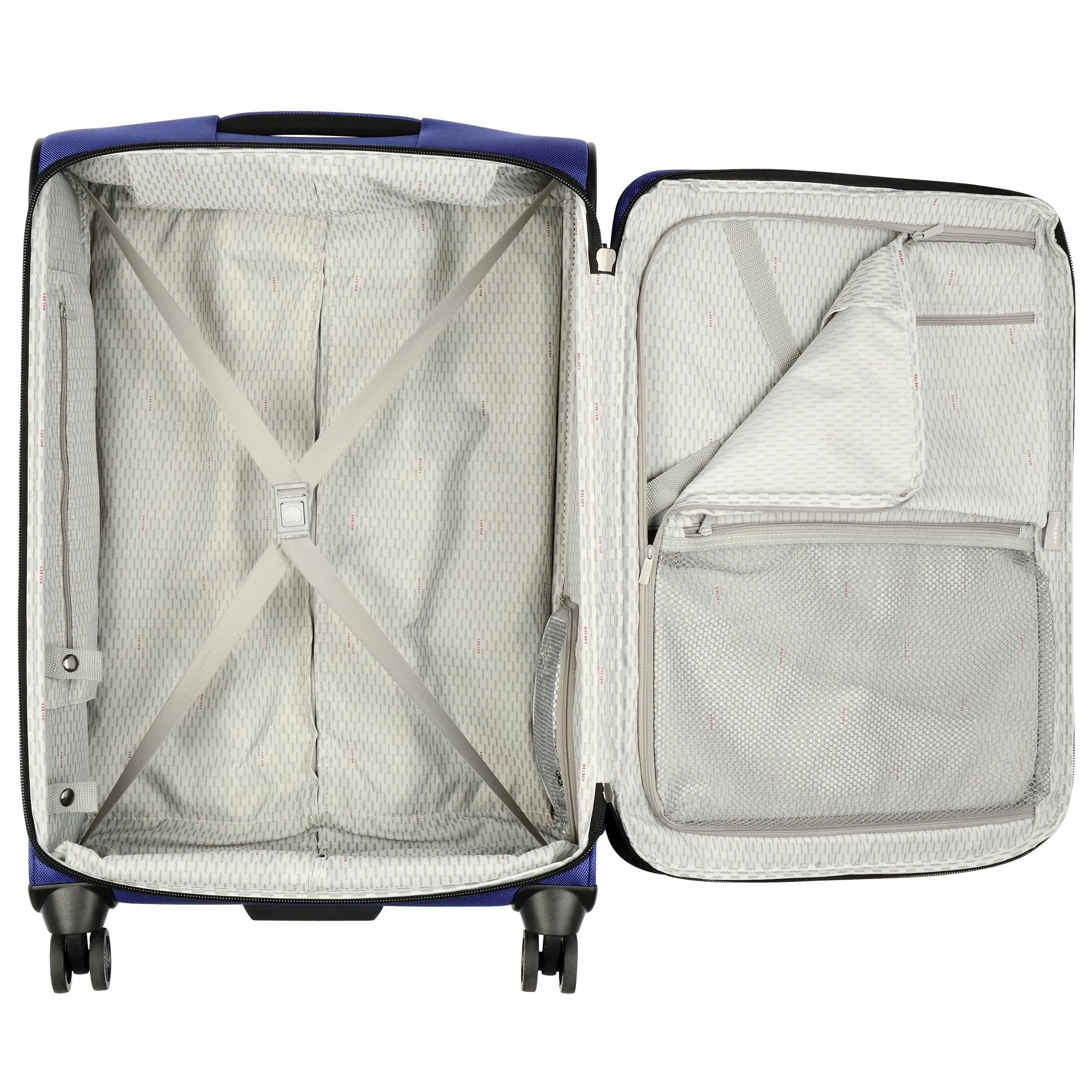 DELSEY Paris Cruise Softside 25" 4-Wheel Medium Luggage Bags Delsey-Paris
