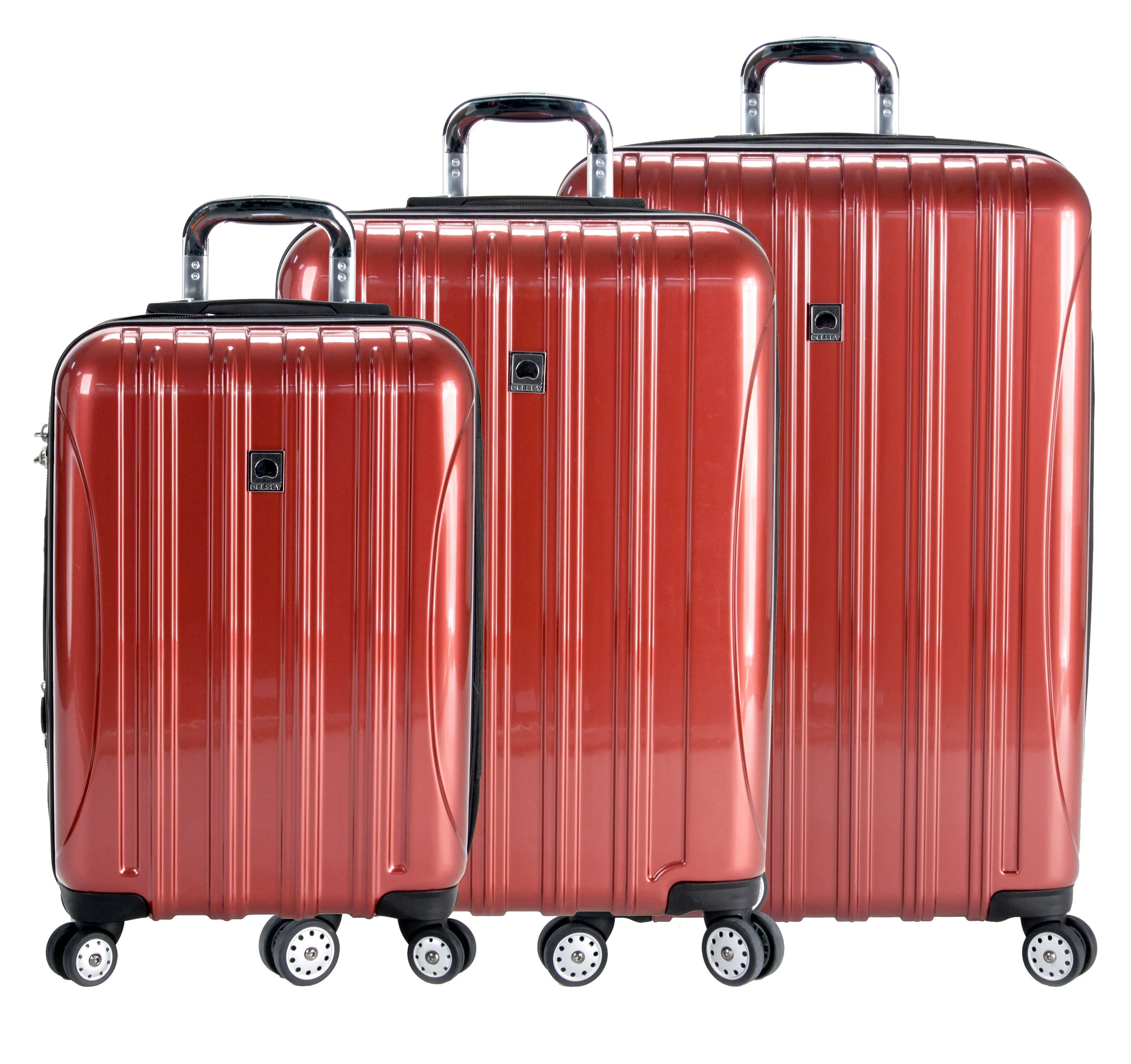 DELSEY Paris Helium Aero 3 Piece Set (21"/25"/29") 4-Wheel Luggage Sets Bags Delsey-Paris