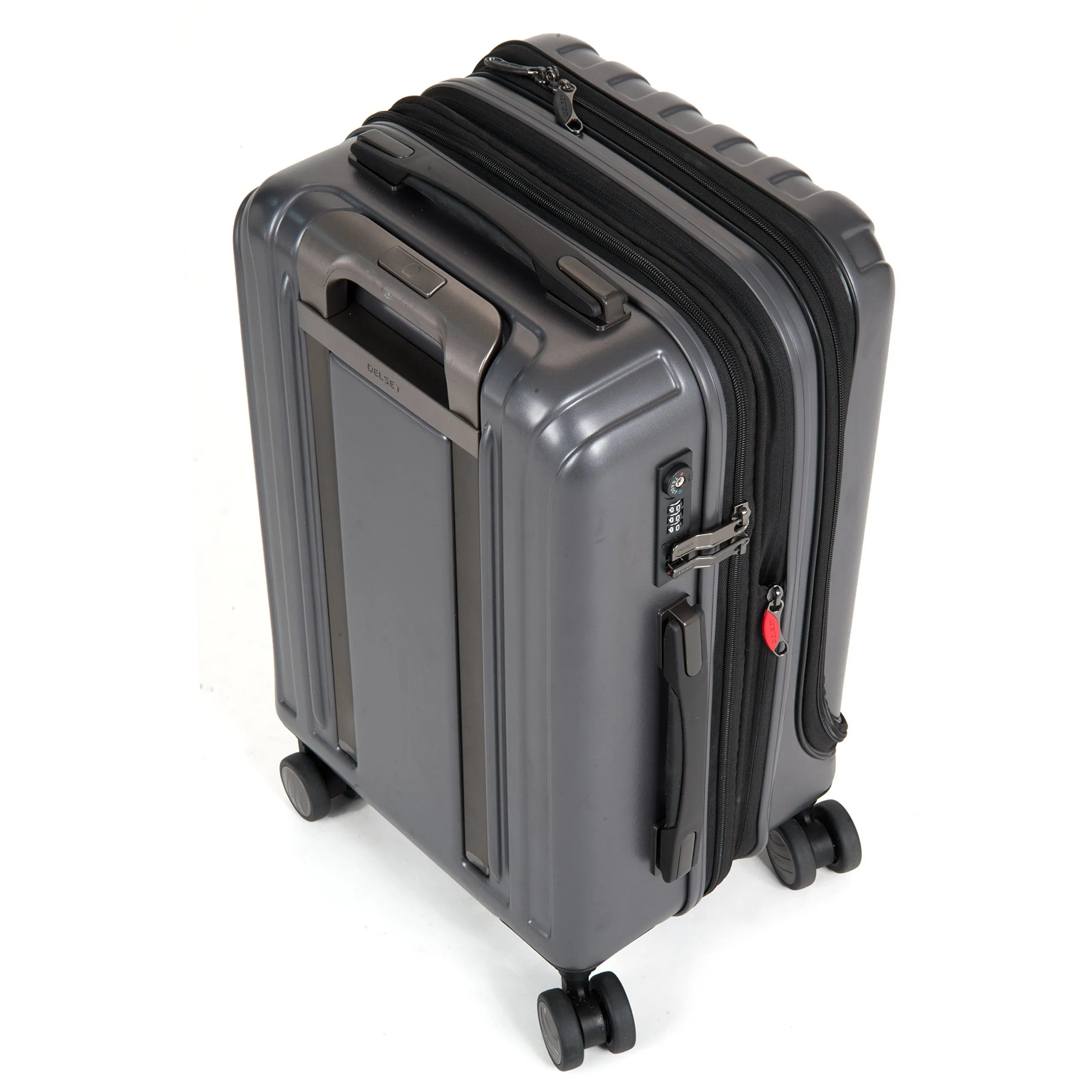DELSEY Paris Helium Titanium 21" 4-Wheel Carry-On Luggage Bags Delsey-Paris