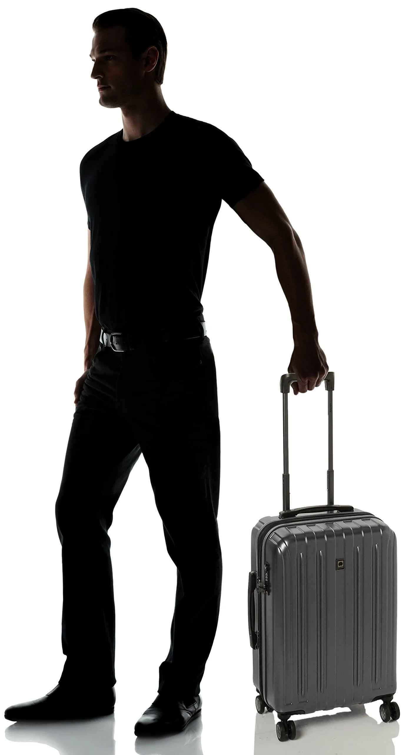 DELSEY Paris Helium Titanium 21" 4-Wheel Carry-On Luggage Bags Delsey-Paris