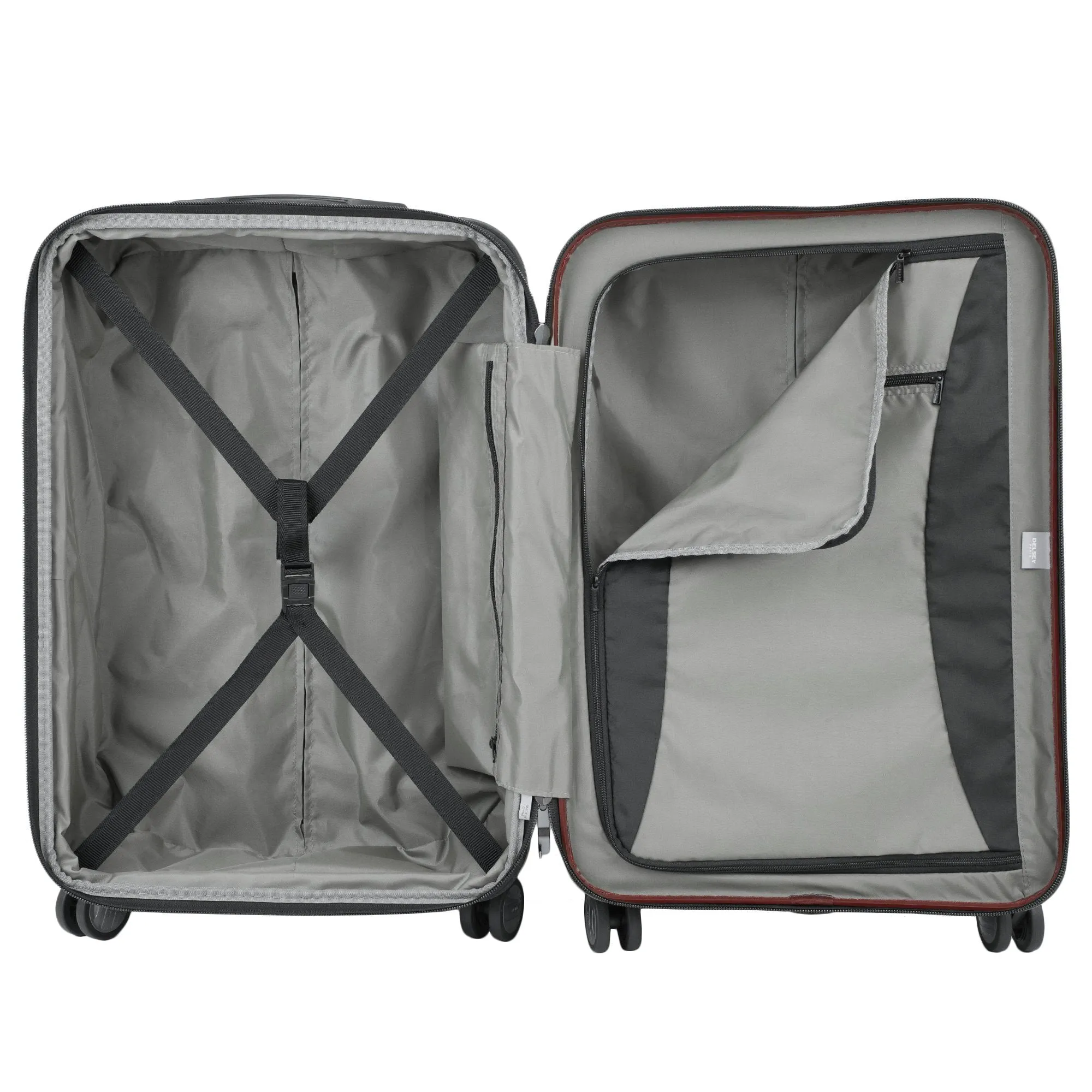 DELSEY Paris Helium Titanium 21" 4-Wheel Carry-On Luggage Bags Delsey-Paris