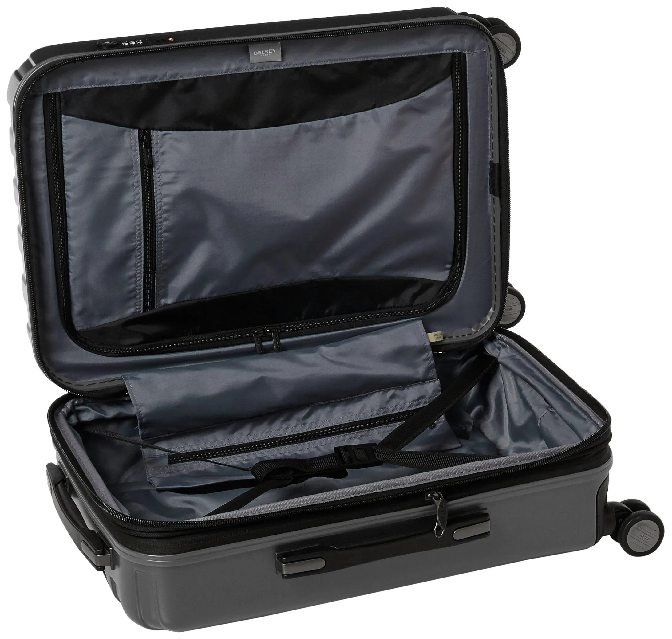 DELSEY Paris Helium Titanium 21" 4-Wheel Carry-On Luggage Bags Delsey-Paris
