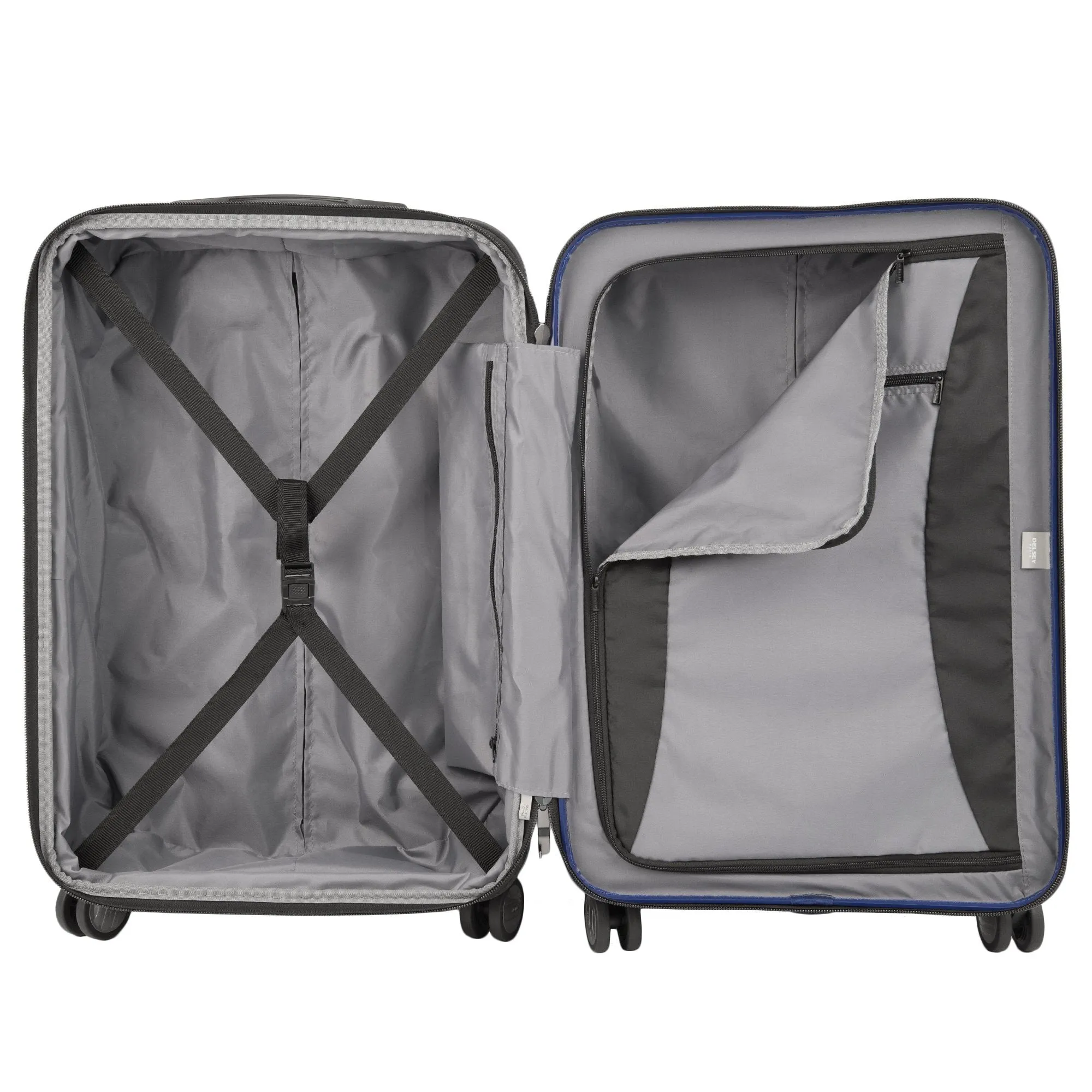 DELSEY Paris Helium Titanium 21" 4-Wheel Carry-On Luggage Bags Delsey-Paris