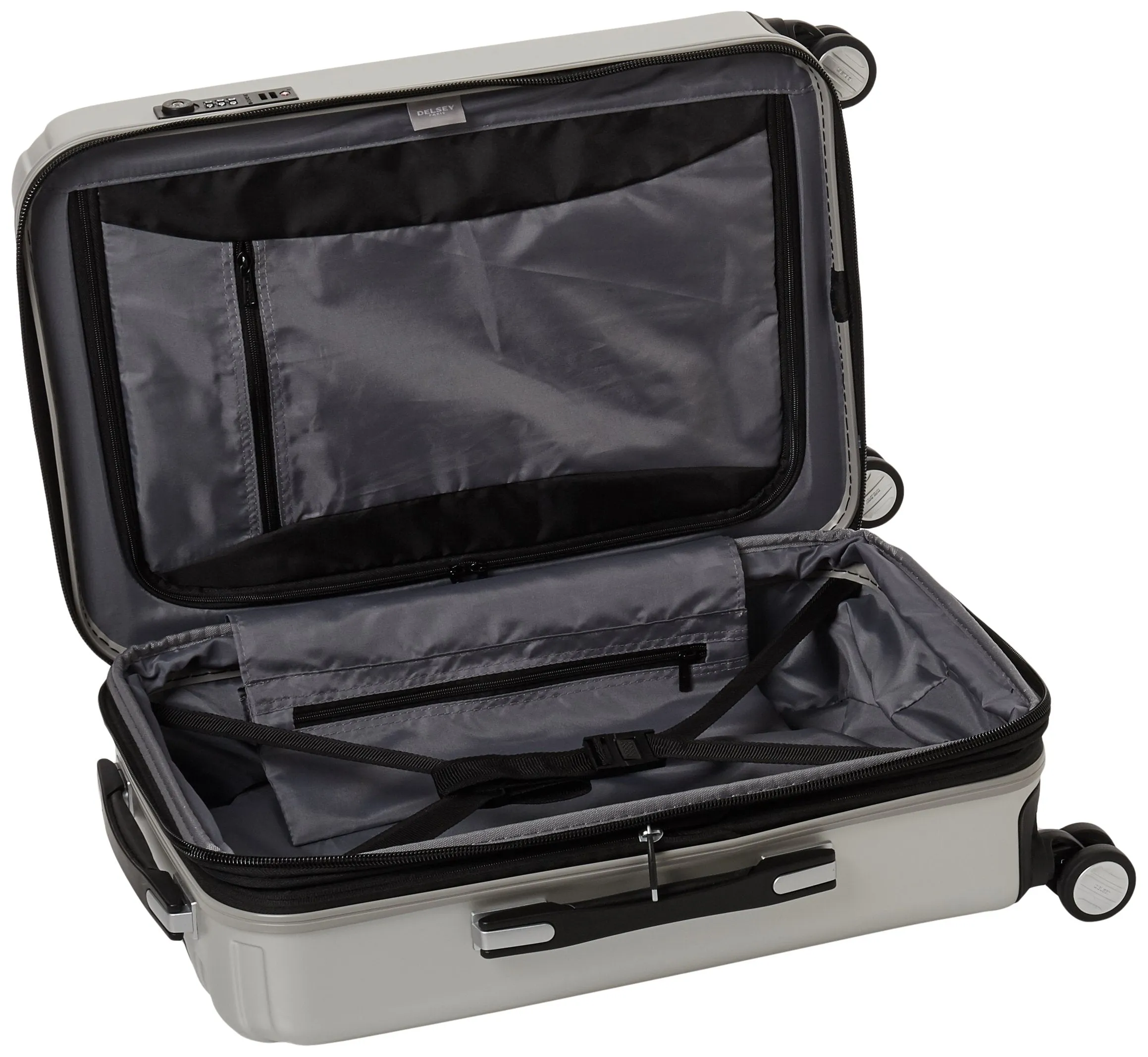 DELSEY Paris Helium Titanium 21" 4-Wheel Carry-On Luggage Bags Delsey-Paris