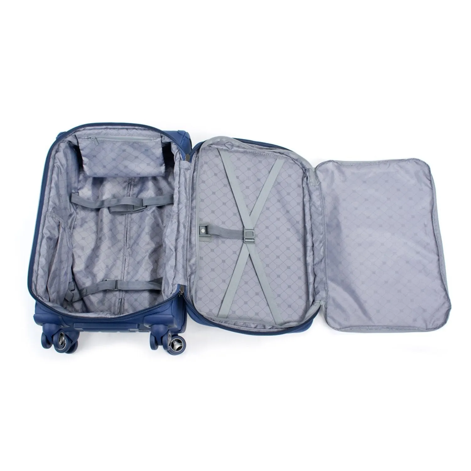DELSEY Paris Helium X'pert Lite Ultra Light Carry On 4 Wheel Spinner Suiter Bags Delsey-Paris
