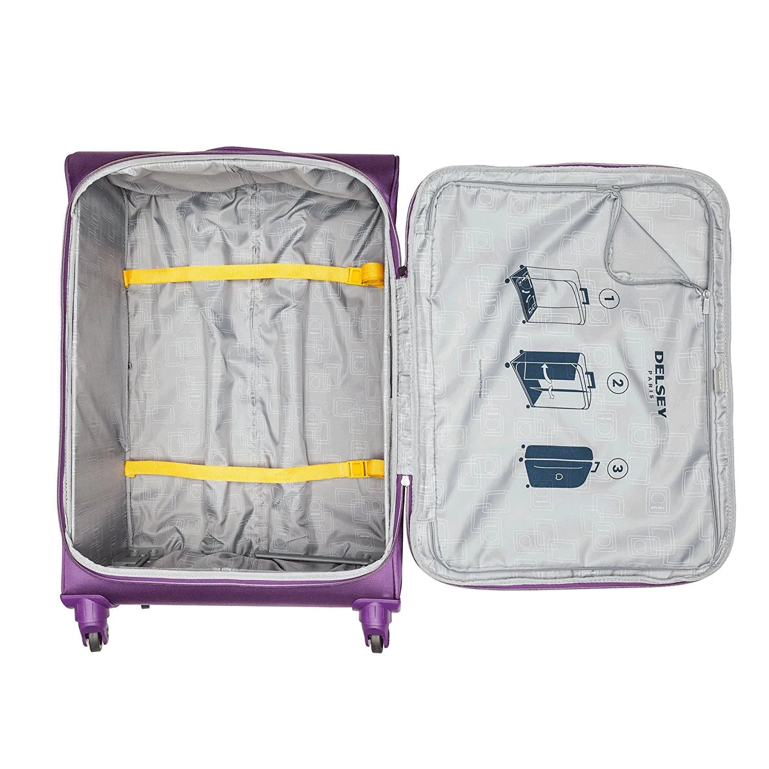 DELSEY Paris Solution 23" 4-Wheel Medium Luggage Bags Delsey-Paris