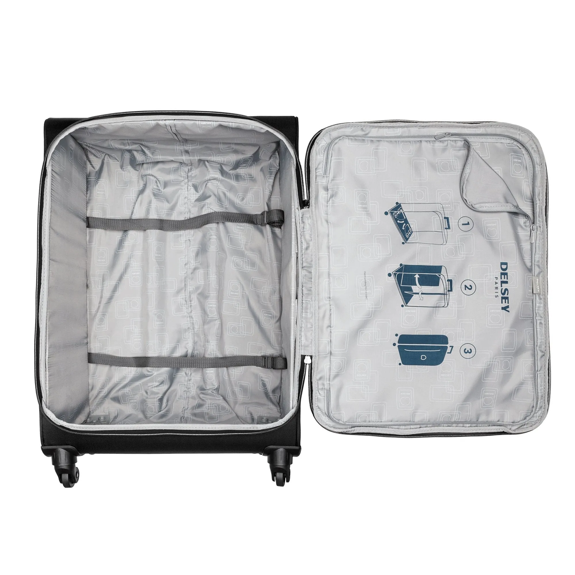 DELSEY Paris Solution 27.5" 4-Wheel Large Luggage Bags Delsey-Paris