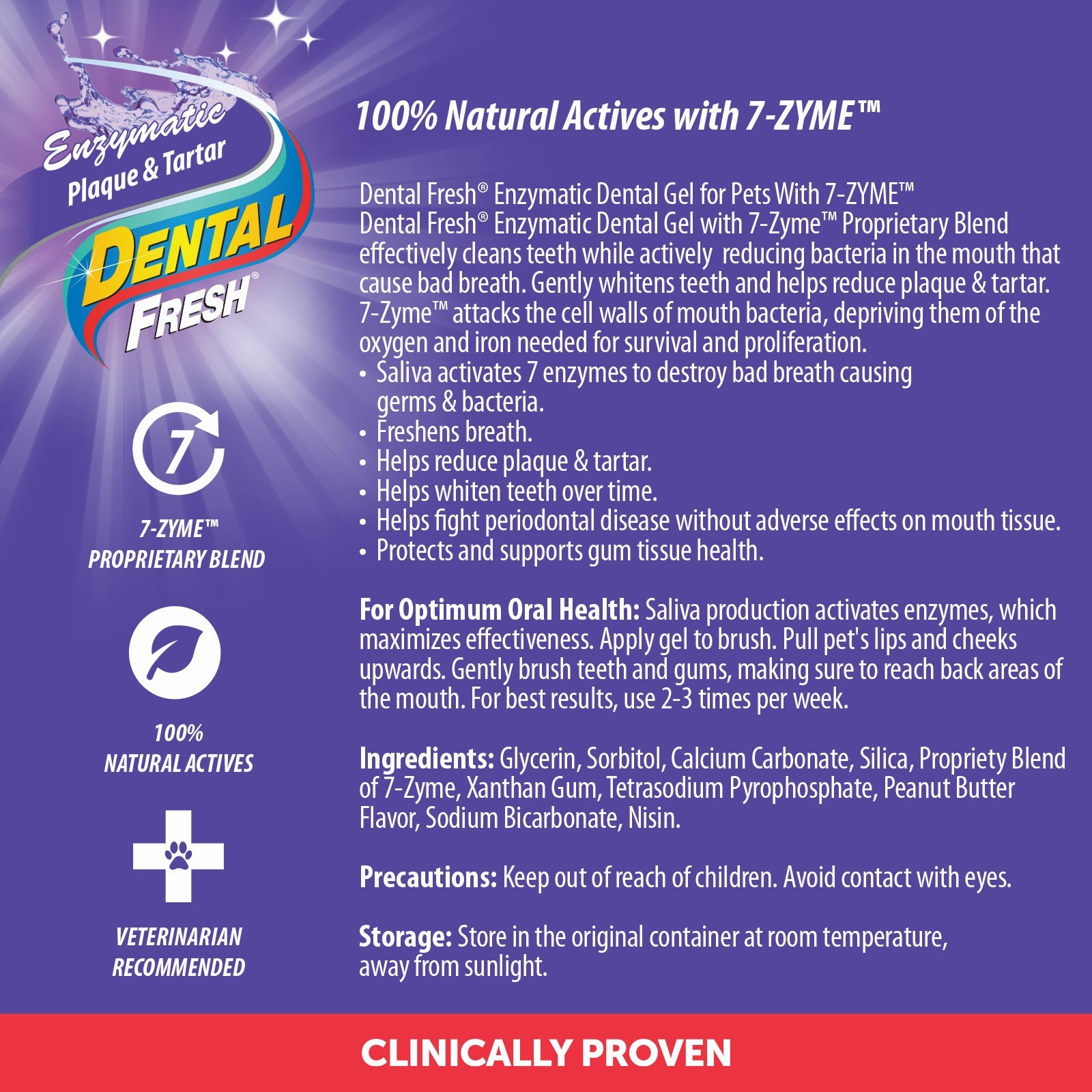 Dental Fresh - Enzymatic Plaque & Tartar Dental Gel (70g)