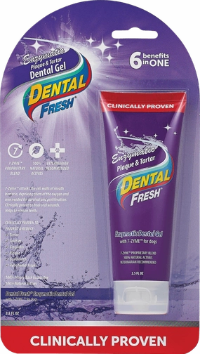 Dental Fresh - Enzymatic Plaque & Tartar Dental Gel with Finger Brush (70g)