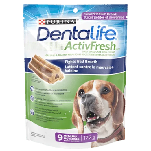 DentaLife ActivFresh Dog Chews; Medium
