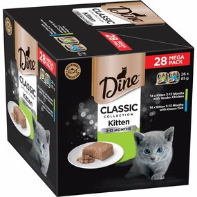 DINE - Multipack Kitten Wet Food (85g x 28pk)
