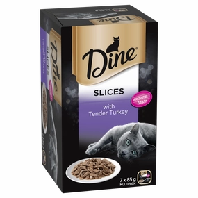 DINE - Tender Turkey Cat Wet Food (85g x 7pk)