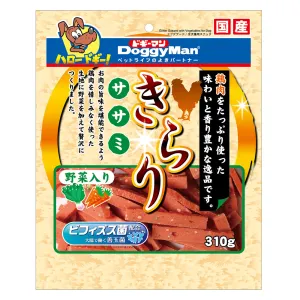 DoggyMan Glitter Sasami with Vegetable 310g