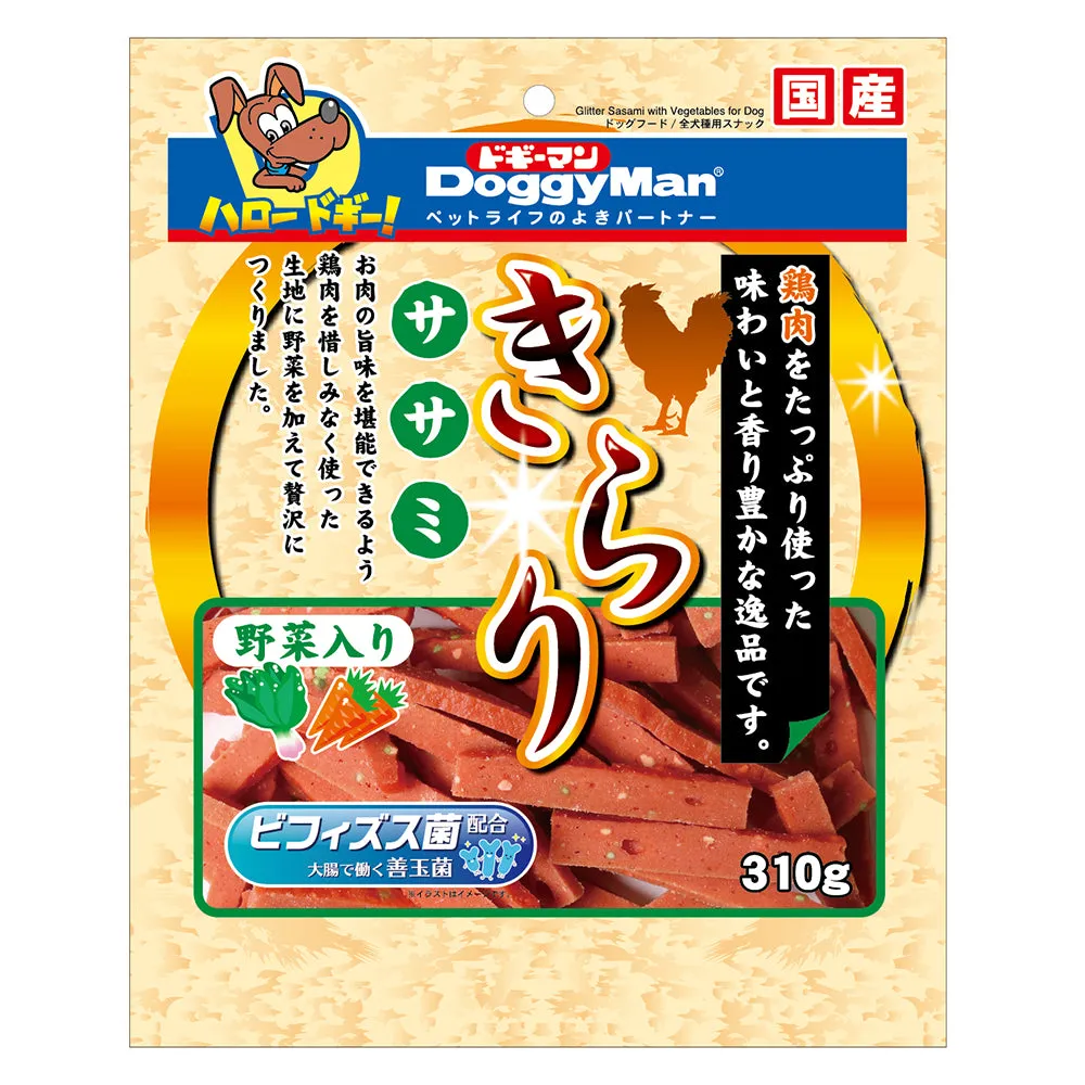 DoggyMan Glitter Sasami with Vegetable 310g