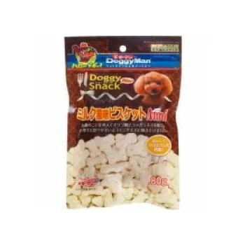 DoggyMan Milk Flavor Biscuit Mini 80g