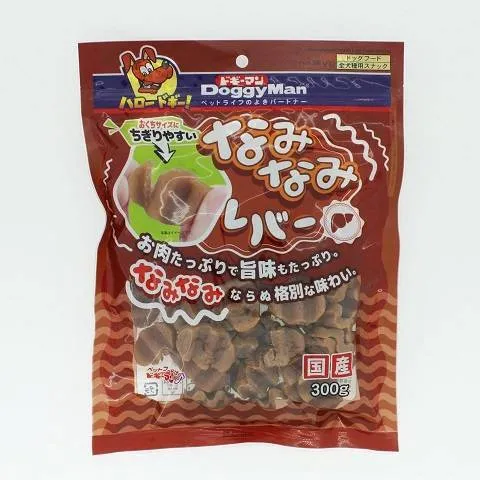 Doggyman Wavy Chicken Liver Slice 300g