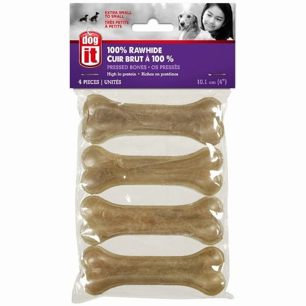 Dogit Pressed Rawhide Bones for Dogs