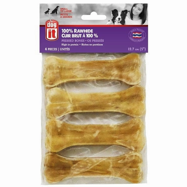 Dogit Pressed Rawhide Bones for Dogs